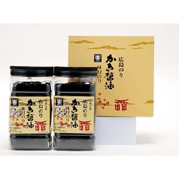 Amazon.co.jp: 広島海苔 かき醤油味付のり 角40枚 20本入り（1ケース